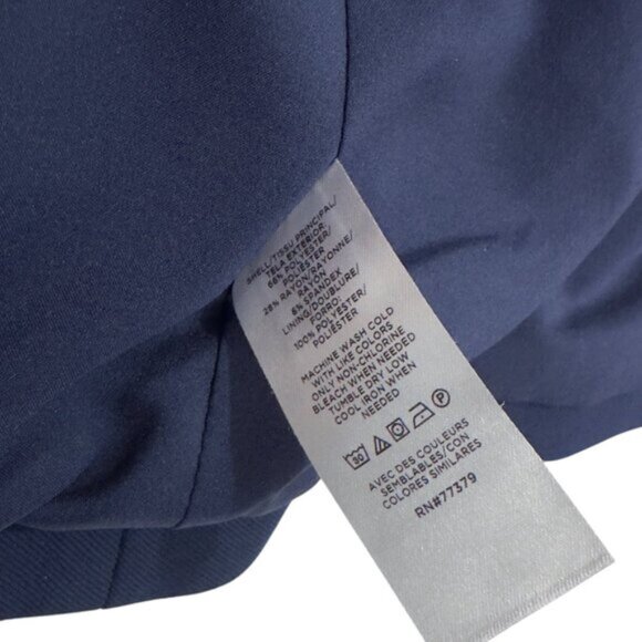 NWT Ann Taylor Cutaway Blazer in Bi-Stretch | Blue | Size 8 - Picture 5 of 9